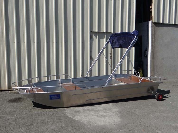 Barca in alluminio - Sun bimini (8)