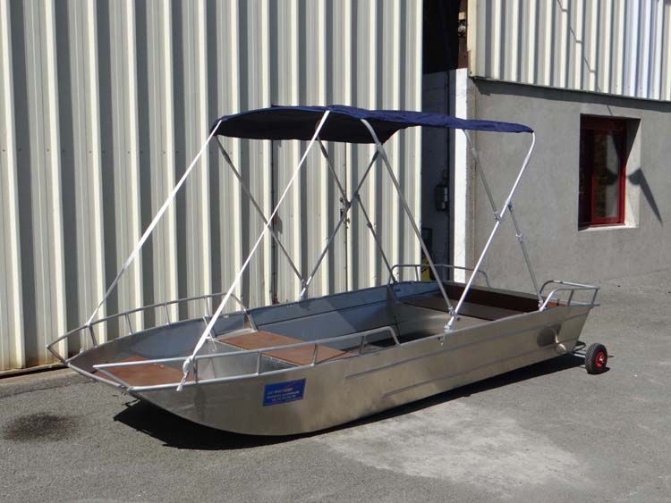 Barca in alluminio - Sun bimini (9)