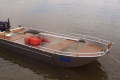 Barca in alluminio - Tronco anteriore (1)