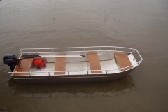 Barca in alluminio - Tronco anteriore (11)